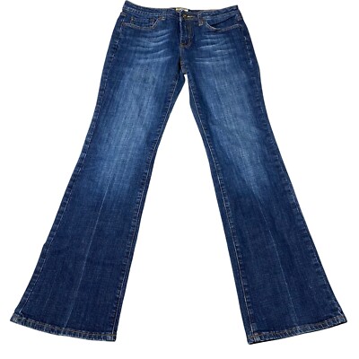 Max Studio Dark Wash Bell Bottom Jeans Size 30W 32L