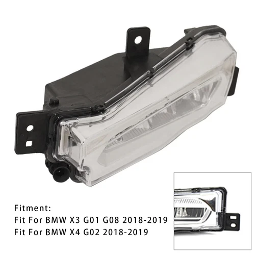 Luz antiniebla delantera izquierda LED 1 pieza para BMW X3 G01 G08 X4 G02 2018-2019 63177412527/ - Imagen 2 de 10