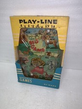 Vintage The Big Game Bagatelle Play-Line Action Game by Marx Made in USA
