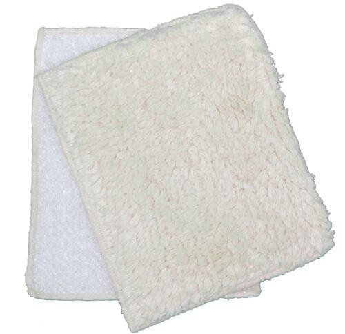Janey Lynn Designs Ooh La La Vanilla Shrubbies 5" x 6" Washcloth - 2 Pack - Picture 1 of 1