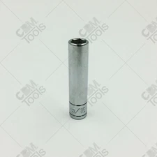 SK Hand Tools 41910 5/16" 6 Point 1/4" Drive Fractional Deep Chrome Socket