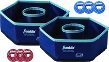 Franklin Sports Washer Set- 2 12"x12" Folding Targets - Portable For Tail Gating