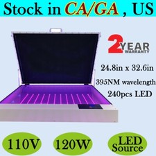 USA Precise 630mmx830mm 120W Vacuum LED UV Exposure Unit Screen Printing