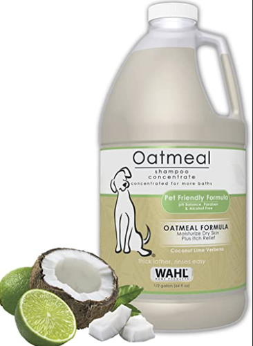 wahl dog shampoo oatmeal