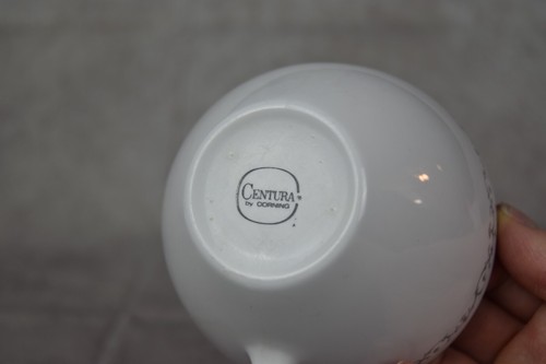 Vintage Centura by Corning Platinum Scroll Flat Cup Mug TEA CUP - Picture 6 of 8