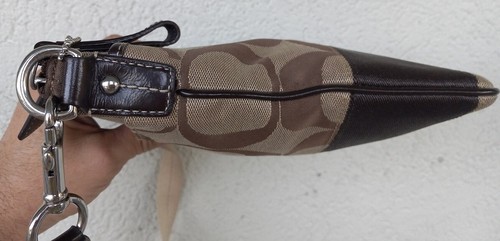 Coach 40758 Crossbody Swingpack braun Streifen Signatur C sehr guter Zustand + Borte/Paspel TOP - Bild 5 von 10