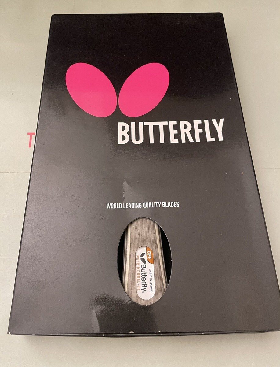 BUTTERFLY - 卓球ラケット Butterfly PETR KORBEL-FL OFF 黒蝶 Butterfly PETR KORBEL-FL OFF TABLE TENNIS BLADE NEW | eBay