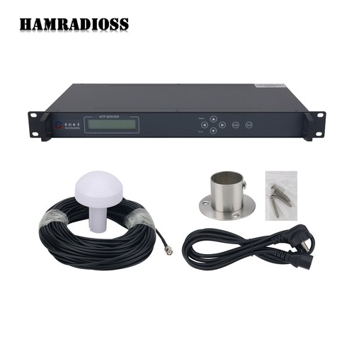 NTP Server GPS Beidou (One Network Port) + 30M/98.4FT Mushroom Antenna + Base - 第 1/8 張圖片