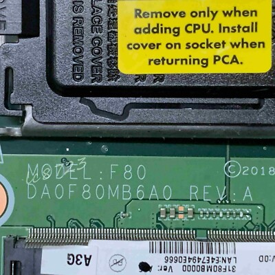NEW HP ProDesk 400 G4 DM Motherboard L17654-001 DA0F80MB6A0 L04566