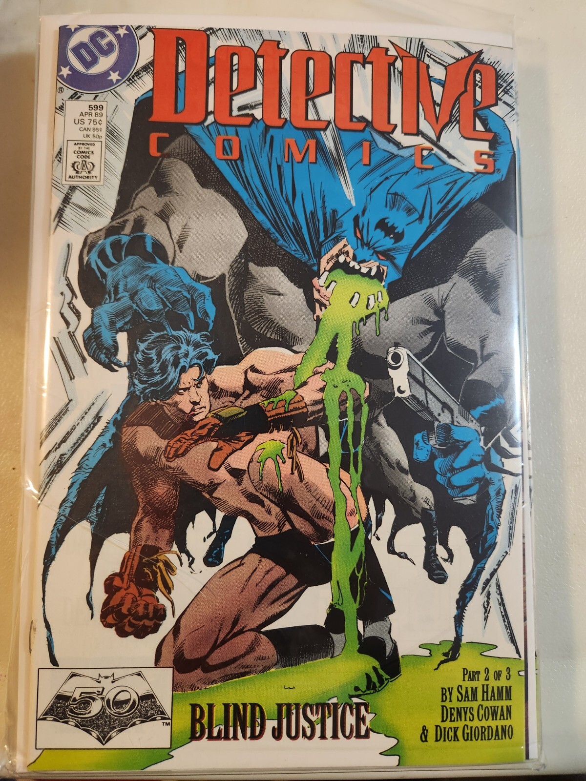 Detective Comics #599 1989 DC COMIC BOOK 9.2-9.4 AVG V29-28 | eBay