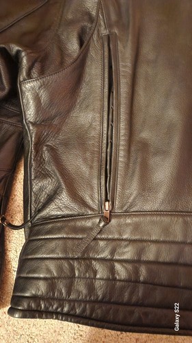 Harley-Davidson XL Men's Windrider Vented Reflective Leather Jacket W/Liner! - Picture 13 of 19