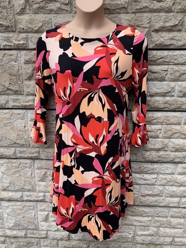 New Ladies Dorothy Perkins Bold N Bright Jersey Shift Summer Dress UK 16 - Picture 12 of 15