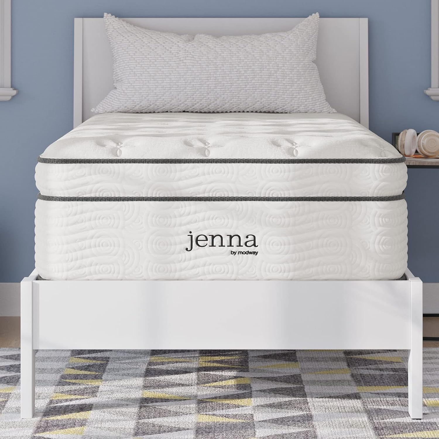 Modway Jenna 10” Innerspring and Memory Foam Twin Mattress with