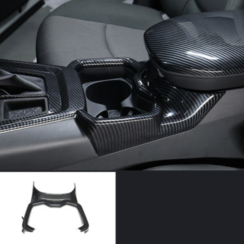 For Toyota RAV4 2019 2020 2021 ABS Carbon Fiber Car Interior Kit Cover