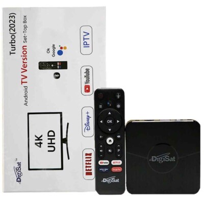 Turbo DigiSat TV Box 4+64GB [Turbo 5+ Upgrade Version] Worldwide Applicable