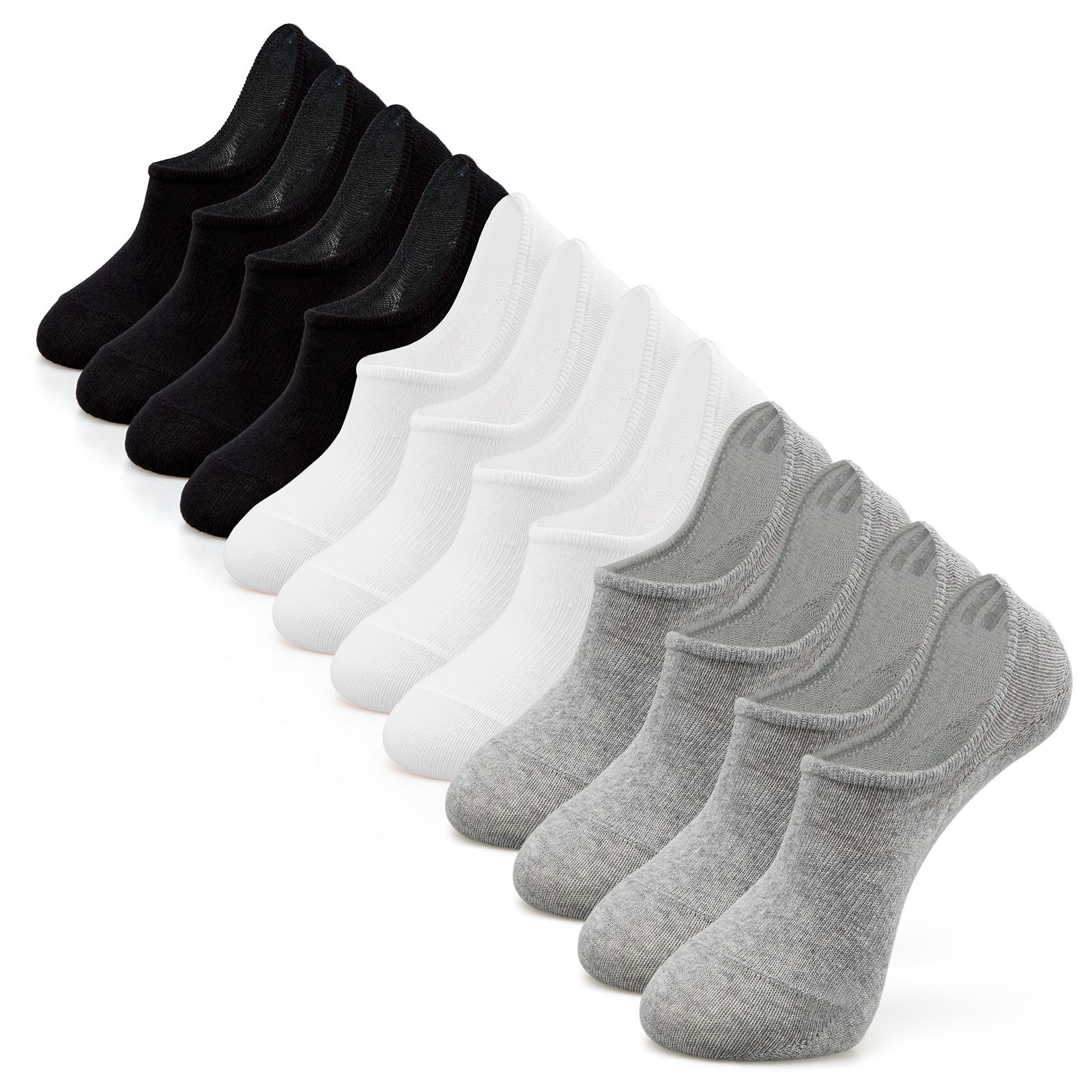 IDEGG No Show Socks Womens and Men Low Cut Anti-slid Athletic Running Novelty...-image