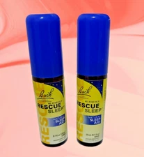 2 bottles ( 0.7 fl. oz. / 20 ml  EACH)  Bach RESCUE  REMEDY SLEEP Spray, 2 Pack