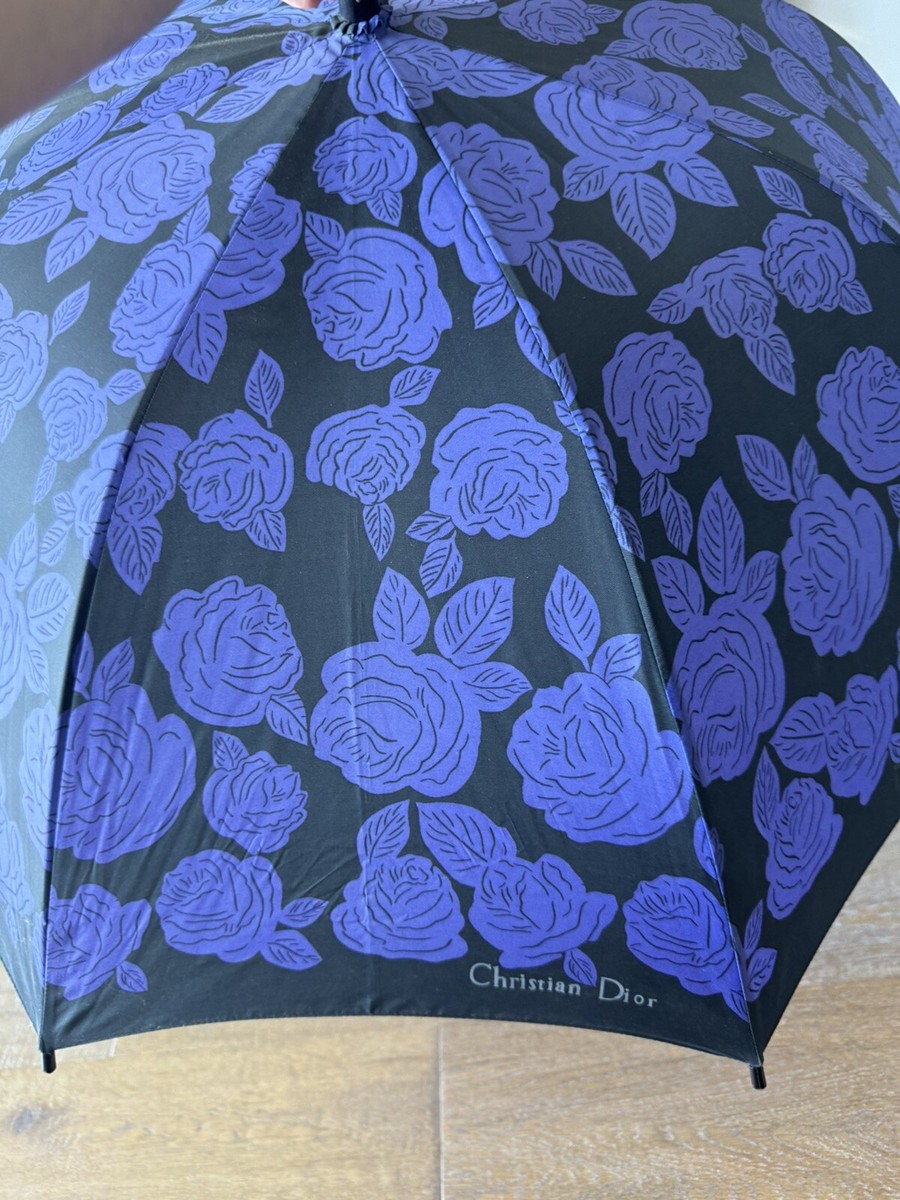 💯 Authentic Christian Dior Vintage 1980s Flower Umbrella 💯 Authentic Christian Dior Vintage 1980s Flower Umbrella