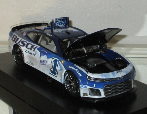 2024 ROSS CHASTAIN #1 BUSCH LIGHT THROWBACK AUTOGRAPHED CAR#400/578 PRISTINE COA - Picture 8 of 13