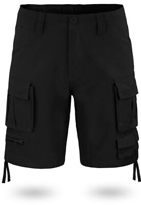 Herren Cargo Shorts Bermuda kurze Sommerhose Vintage Hose S 5XL Bio Baumwolle