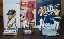 3 Orlando Arcia Bobbleheads. 1 Of Them A Double w/Ryan Braun. All Have Boxes!