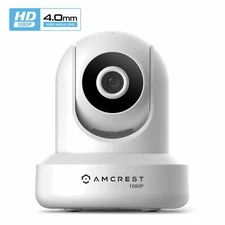 Amcrest ProHD White 1080P WiFi Wireless IP Network Security Camera V3 Warranty