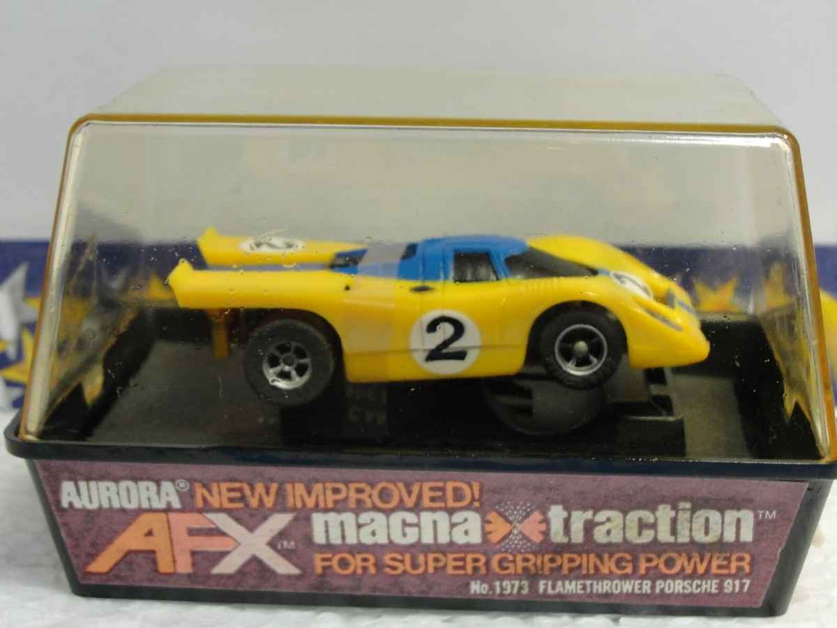 Vintage 70's Aurora AFX HO Slot Car Porsche 917 NOS In Box