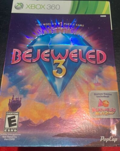 Goed gevoel kandidaat dwaas Bejeweled 3 (Microsoft Xbox 360, 2011) 899274002519 | eBay