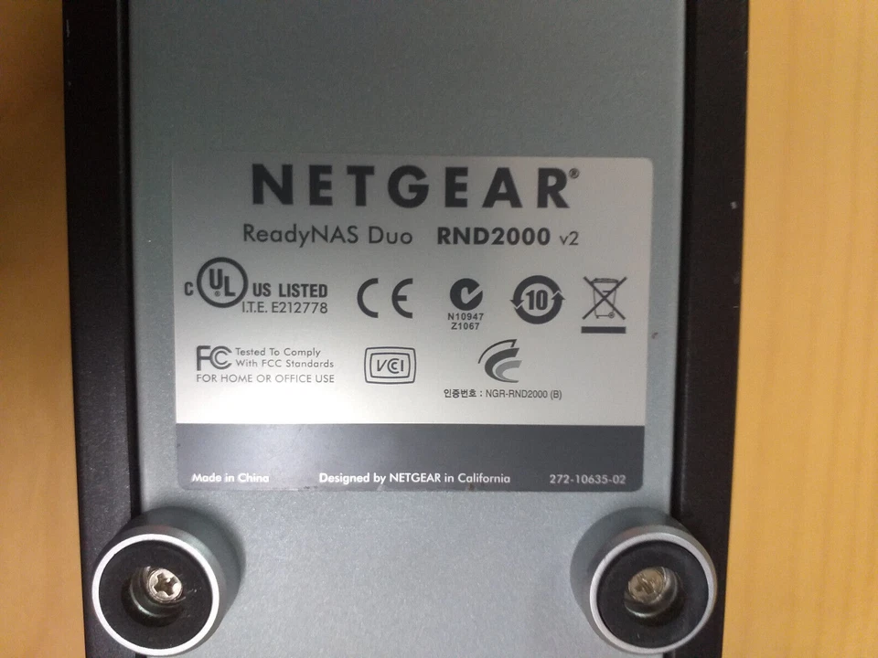 Netgear ReadyNAS Duo Netzwerkspeicher RND2000 v2 + 2 Festplatten - Bild 3 von 4