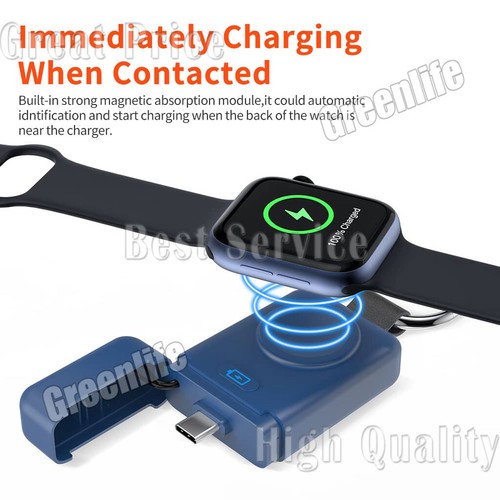 Wireless Charger Powerbank für Apple Watch iWatch 1/2/3/4/5/6 magnetisch tragbar - Bild 4 von 17