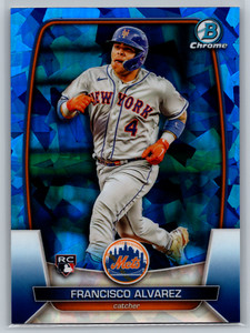 Francisco Alvarez 2023 Bowman Chrome Sapphire Rookie Card #35 New York Mets