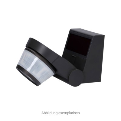 Hager TRE600 Funk- Außenbewegungsmelder IP55 mit LED- Strahler, quicklink, weiß