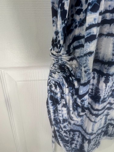 Lane Bryant Tank Maxi Boho Stretch Summer Dress Blue w/Pockets Size 22/24 NWT - Picture 12 of 21