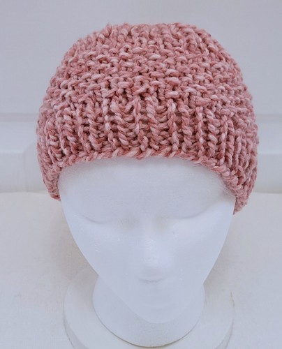 New Headband & Cowl Infinity Scarf Set - Dusty Red Seed St Handmade Hand Knit - Picture 3 of 8