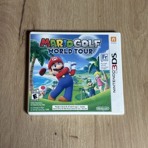 Mario Golf World Tour - Nintendo 3DS - Authentic Complete CIB - Tested