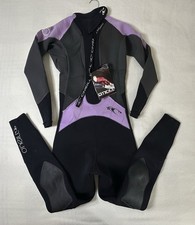 Vintage O'Neill Womens Heat 3q Zip 3/2mm Full Wetsuit Size 6