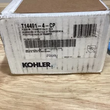 Kohler K-T14491-4-CP Purist Transfer Valve Trim Only - Polished Chrome