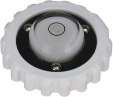 Quick Products JQ-RLW Replacement Bubble Level Cap for Electric Tongue Jack - Wh