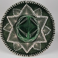 Vintage Pigalle Mariachi Hat Green Mexican Sombrero