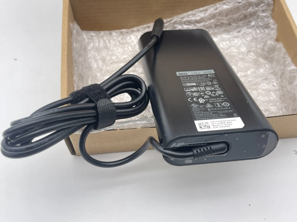 Cargador Original 130W para Precision M3800 M2800 5510 5520 5530 5540 0V363H 06TTY6 Foto 3 de 4