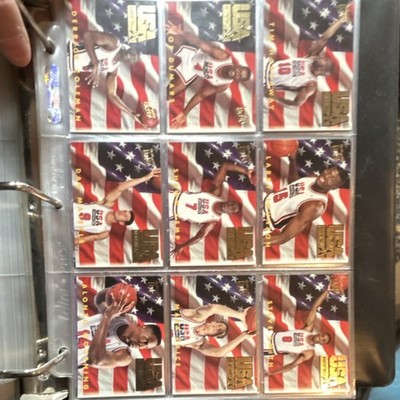 Fleer 1993-94 Ultra USA Basketball Trading Card Set 11 Cards Coleman Dumars Kemp