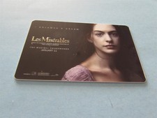 LES MISERABLES JACKMAN CROWE HATHAWAY UNUSED MOVIE TICKET FROM KOREA 5