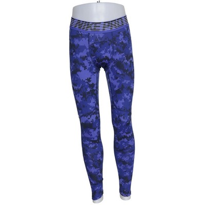 Nike Pro, Sportleggings, Größe: L, model: pro hypercool, Blau/Schwarz #zKX