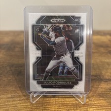 2022 Panini Prizm - Julio Rodriguez #40 White Sparkle Prizm (RC)