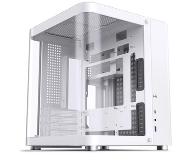 JONSBO TK-1 2.0 Micro-ATX Gehäuse, Tempered Glass - weiß, TK-1 WHITE, Neu, OVP