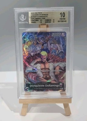 Donquixote Doflamingo (OP04-019) Leader Alt Art Beckett 10 - One Piece TCG...