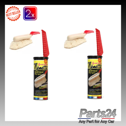2x ORIGINAL NENETTE CAR DUSTER MOP PAINTWORK BODYWORK INTERIOR DUSTER POLISH WAX