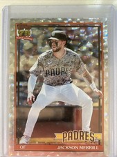 2026 Topps Series 1 - 1991 Topps Baseball Jackson Merrill #T91-78 Crackle...