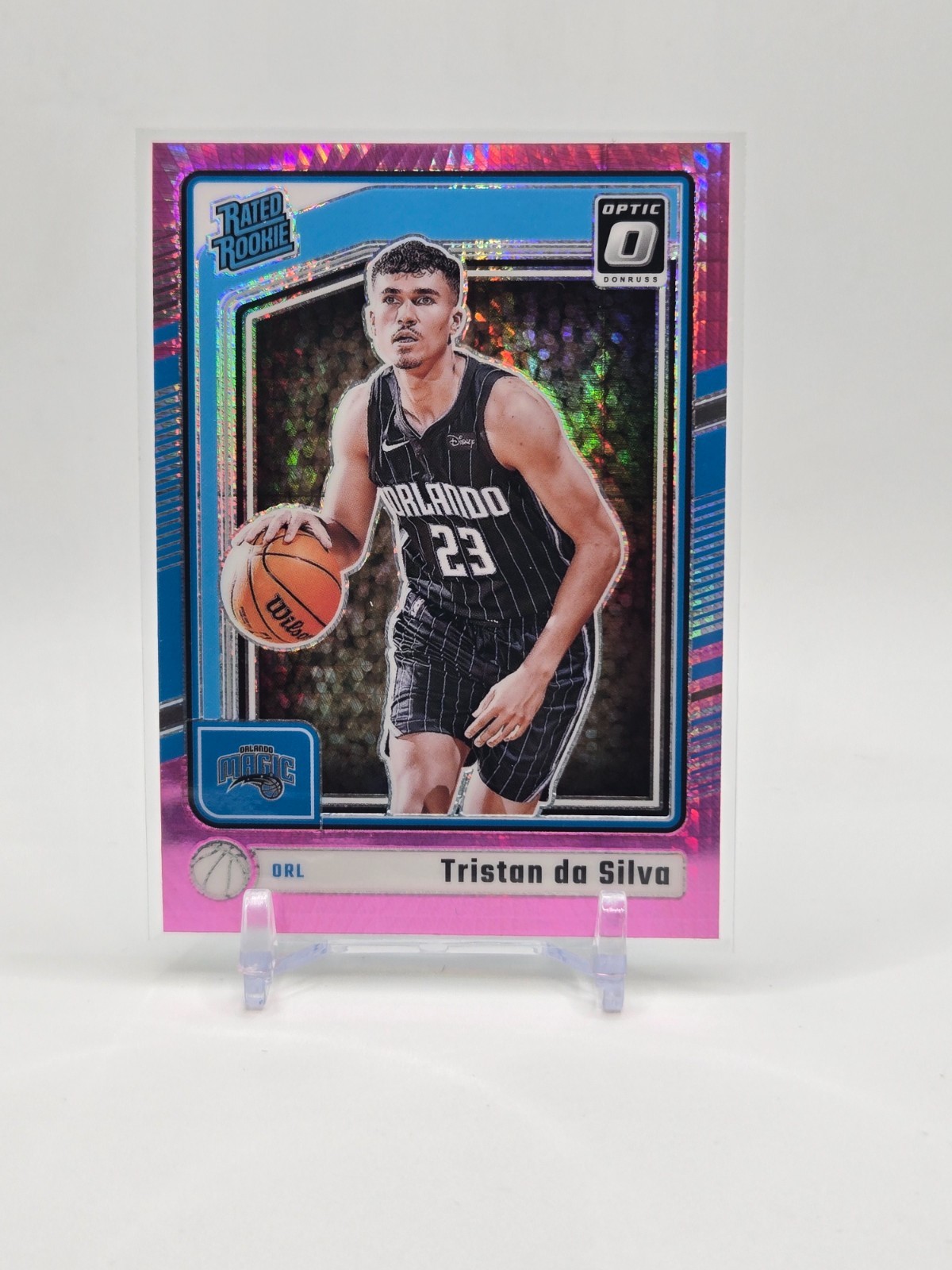 2024-25 DONRUSS OPTIC TRISTAN DA SILVA RATED ROOKIE HYPER PINK #260 MAGIC RC