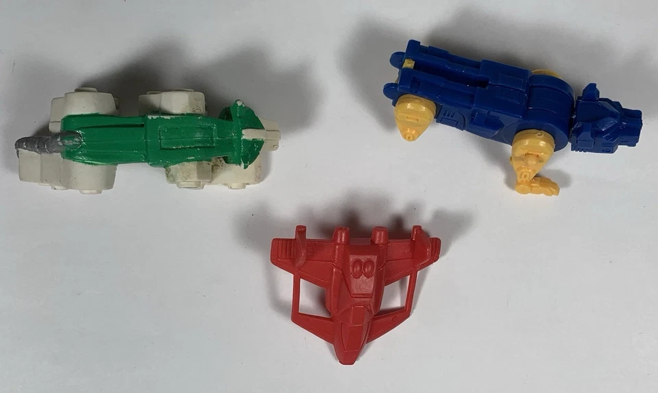 Винтажный VOLTRON игрушки (резиновый зеленый лев) фигурка детали лот - Изображение 2 из 4